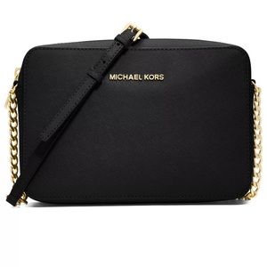 Leather Jet Set East West Crossbody